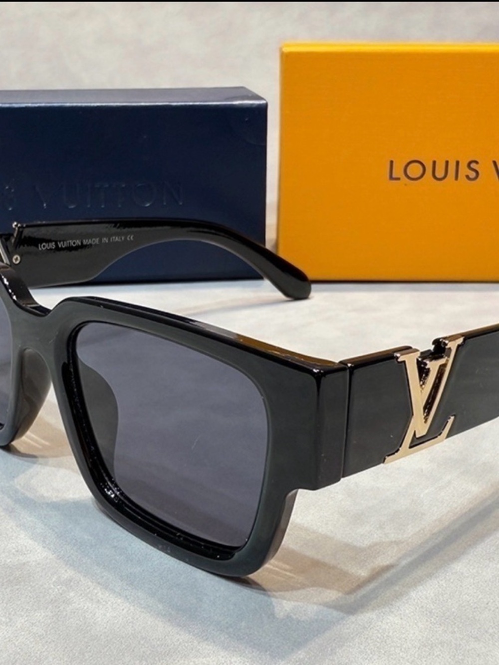 Black Monogram Sunglasses